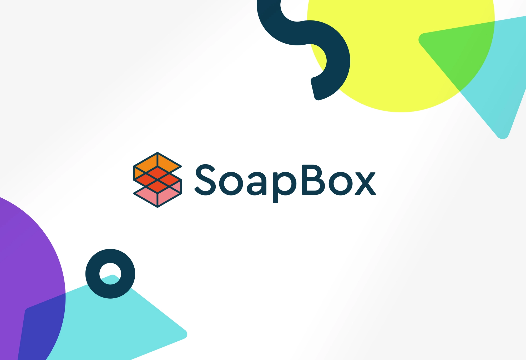 the newly rebranded SoapBox logo designed by Aggie Bainbrige